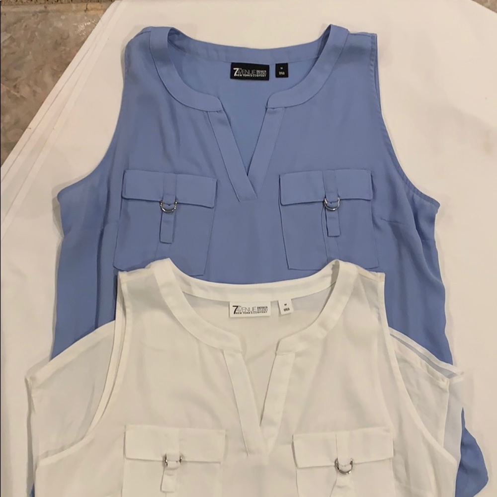 7th Avenue sleeve less tops